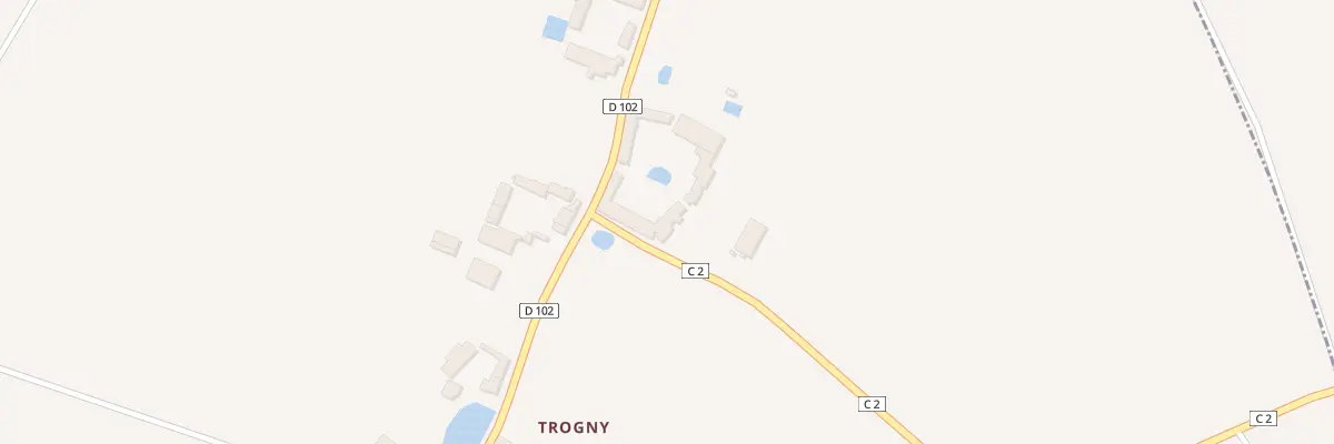 Plan du 280 Trogny à Huêtre