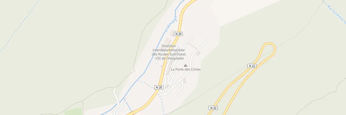 Plan du 11A Prats de Fournie à L’Hospitalet-près-l’Andorre