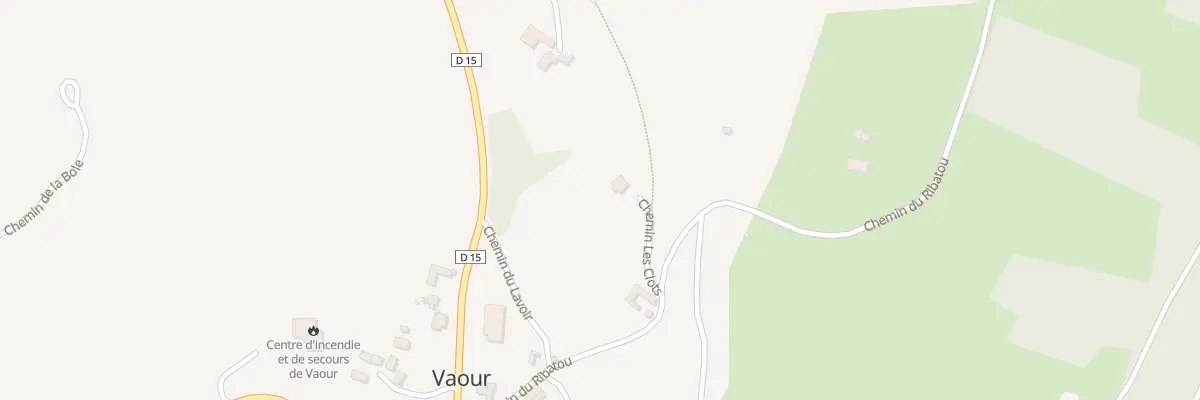 Plan du 73 Che Les Clots à Vaour