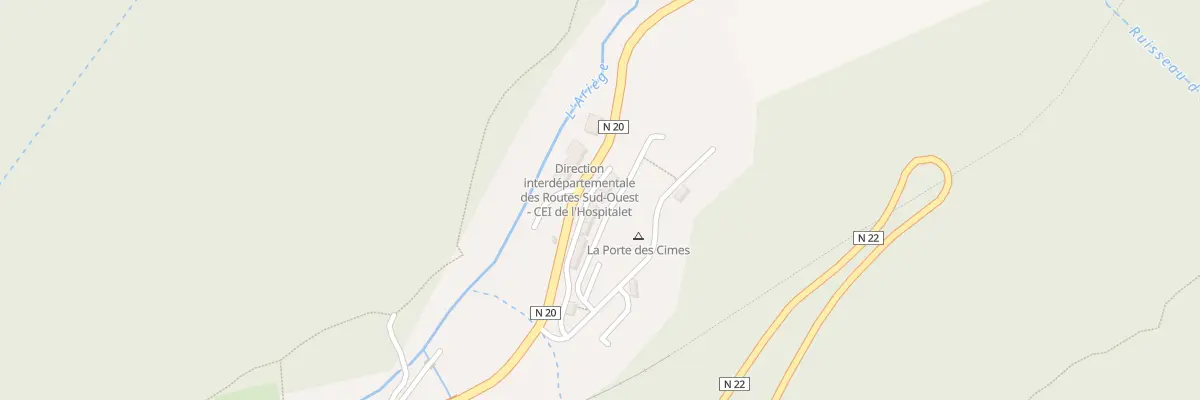 Plan du 11B Prats de Fournie à L’Hospitalet-près-l’Andorre