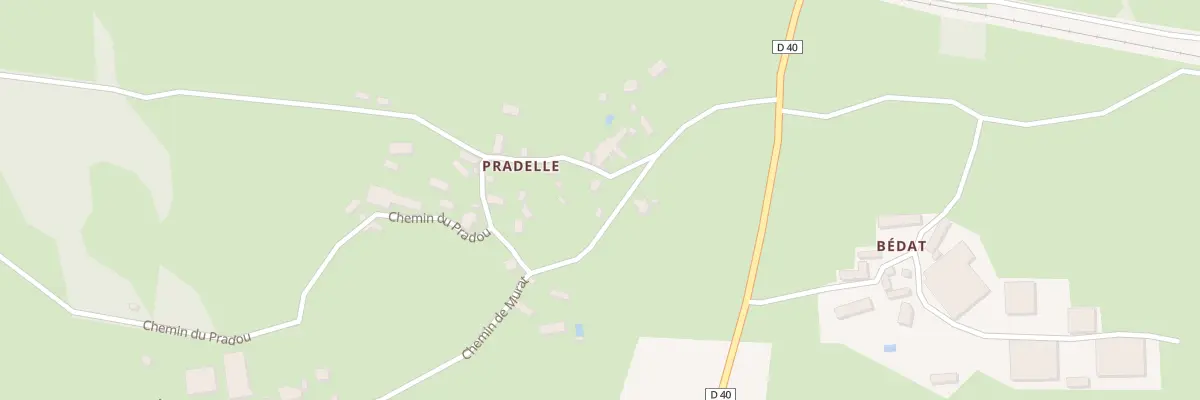 Plan du 5084 Pradelle à Durbans