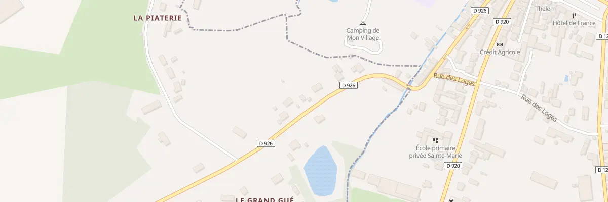 Plan du 25 Rue du Grand Gué à La Chapelle-Saint-Laurian