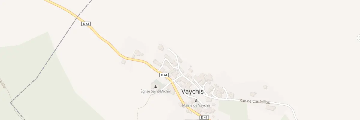 Plan du 7A Vaychis Village à Vaychis