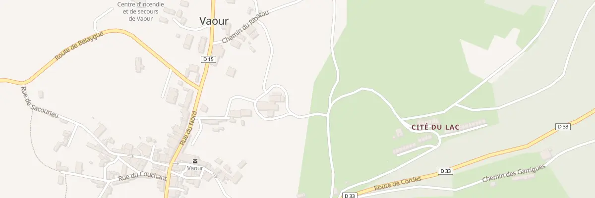 Plan du 1 Che des Chèvres à Vaour