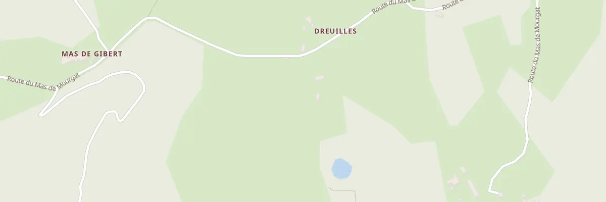 Plan du 2850 Rte du Mas de Mourgat à Larnagol