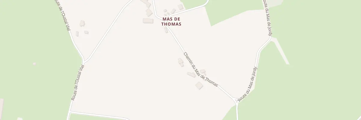 Plan du 5059F Mas de Thomas Est à Saint-Sulpice