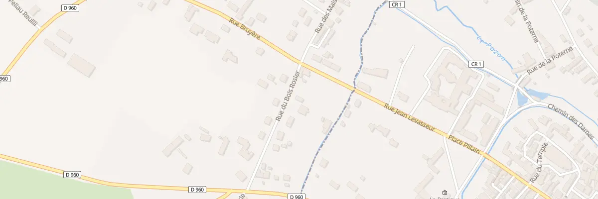 Plan du 2 Rue de Bois Rosier à Saint-Florentin