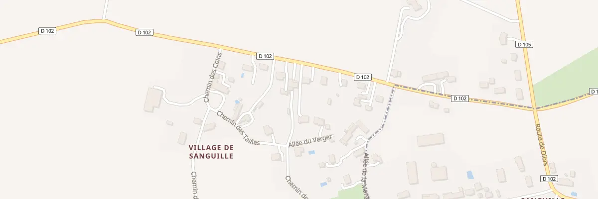 Plan du 10 Rte du Grenouillat à Étrechet