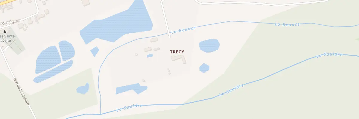 Plan du 91 Trecy à Villeherviers