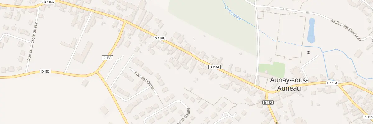 Plan du 13 Rue du Petit Mont à Aunay-sous-Auneau