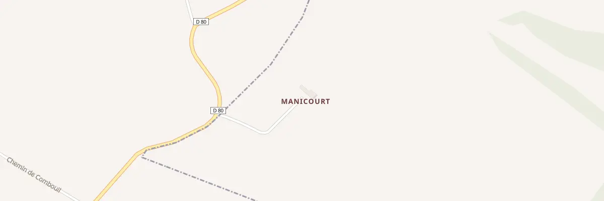 Plan du 49 Manicourt à Montferrand