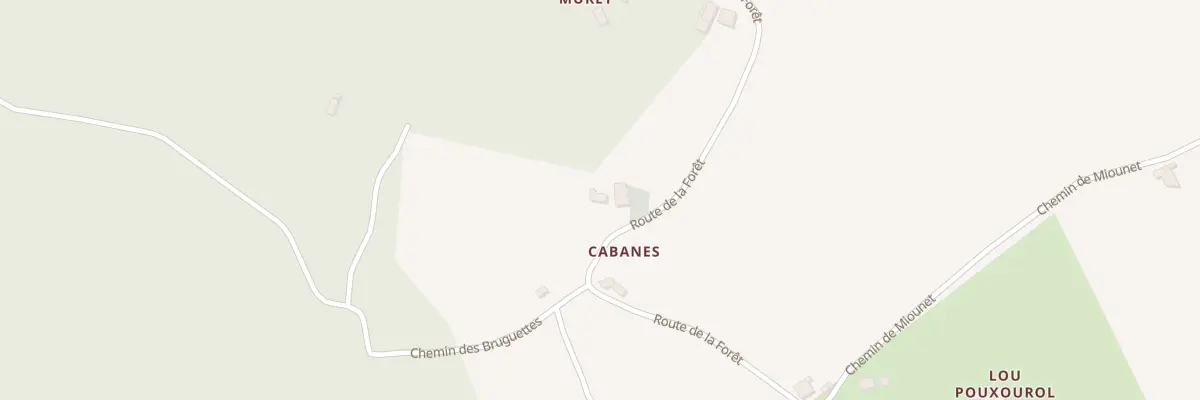 Plan du 5113 Cabanes à Saint-Beauzile