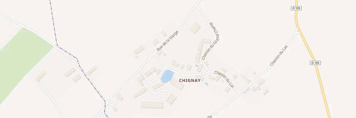 Plan du 3 Che du Lac à Diors