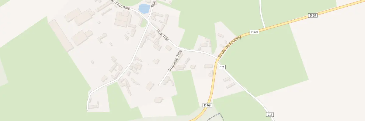 Plan du 4 Rue Tille à Escles-Saint-Pierre