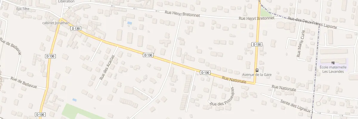 Plan du 46 Rue Nationale à Mézières-sur-Seine