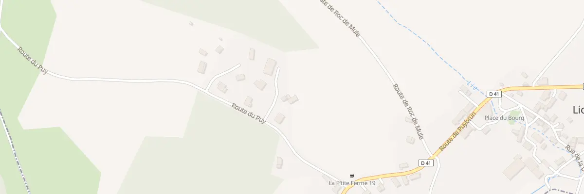 Plan du 5177 Puy de Liourdres à Liourdres