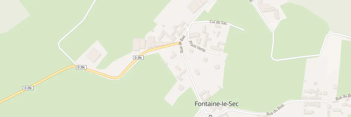 Plan du 5 Rue du Bas à Fontaine-le-Sec