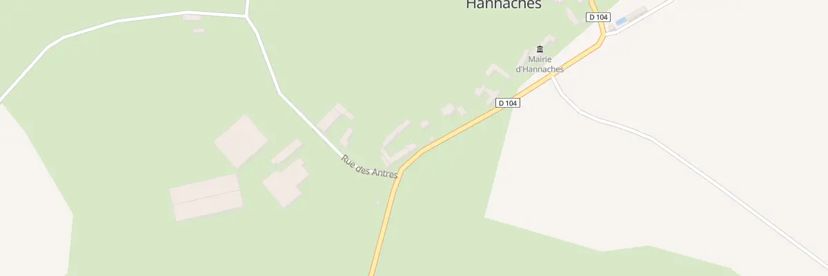 Plan du 10 Rue de Villers sur Auchy à Hannaches