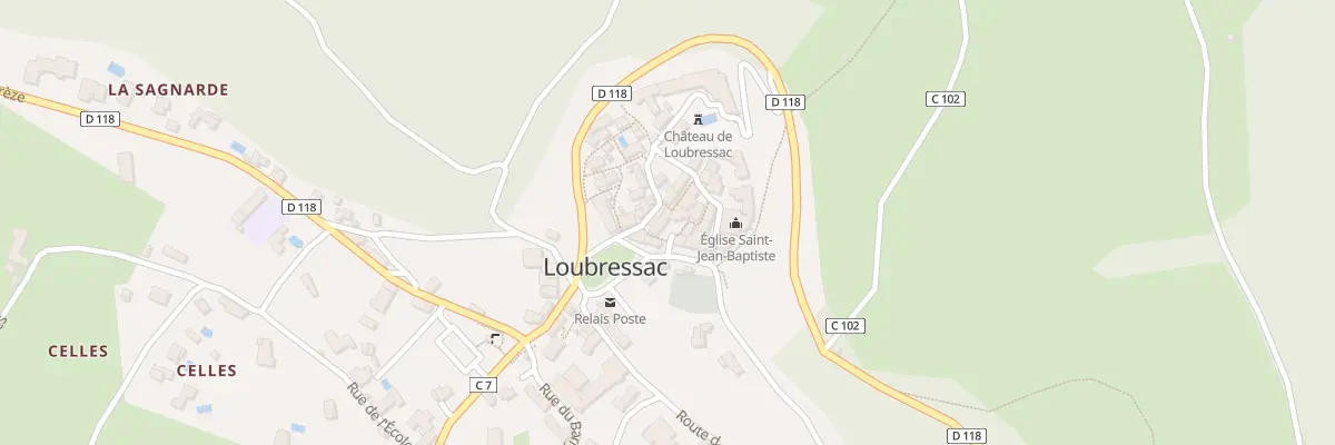 Plan du 5202 Loubressac à Loubressac