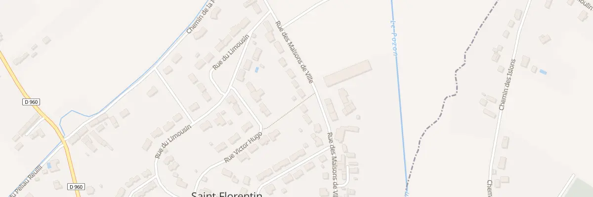 Plan du 30 Rue des Maisons de Ville à Saint-Florentin