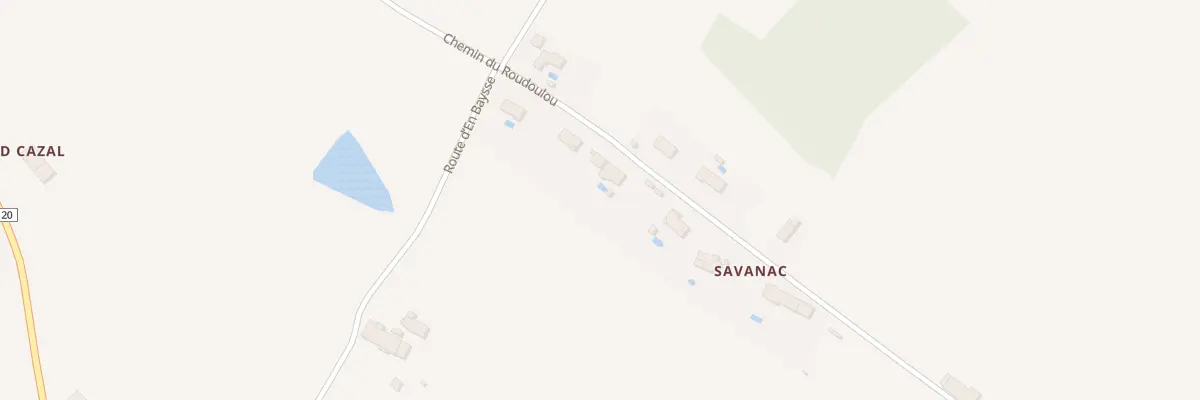Plan du 9002 En Baysse à La Salvetat-Lauragais