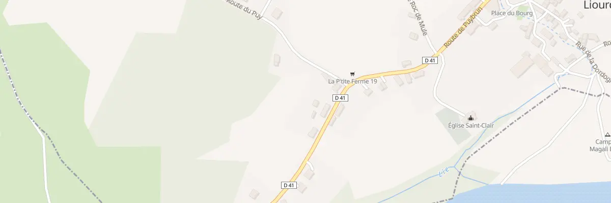 Plan du 5051 Puy de Liourdres à Liourdres