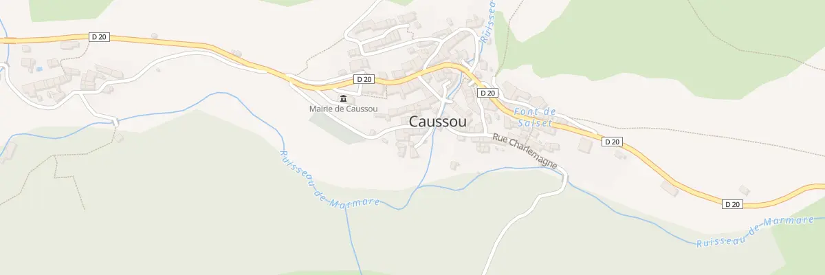 Plan du 5003F Rue Breilh à Caussou