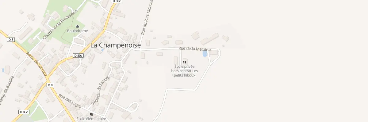 Plan du 5147 La Grande Metairie à La Champenoise