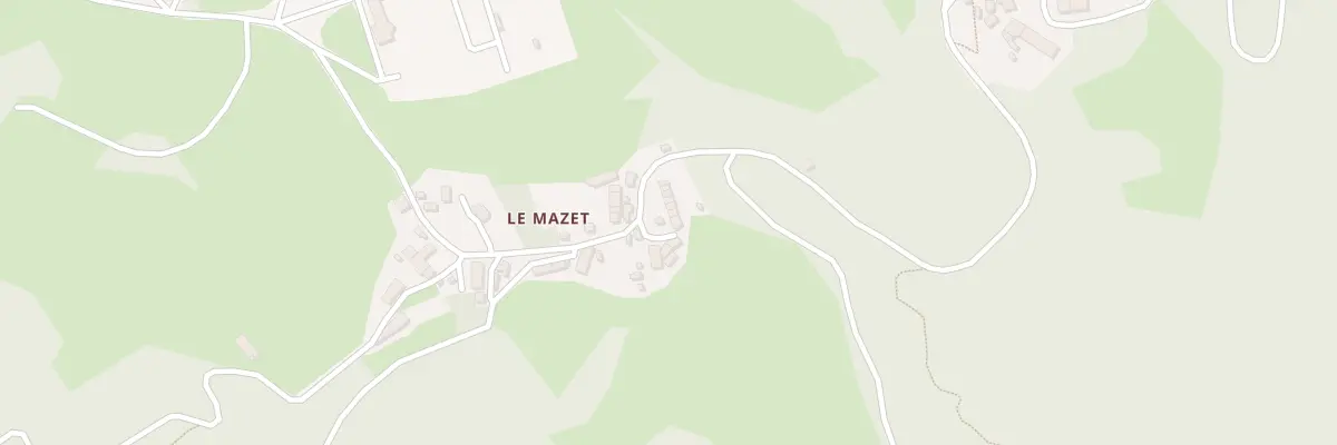 Plan du 5609 Le Mazet à Peyrat-le-Château