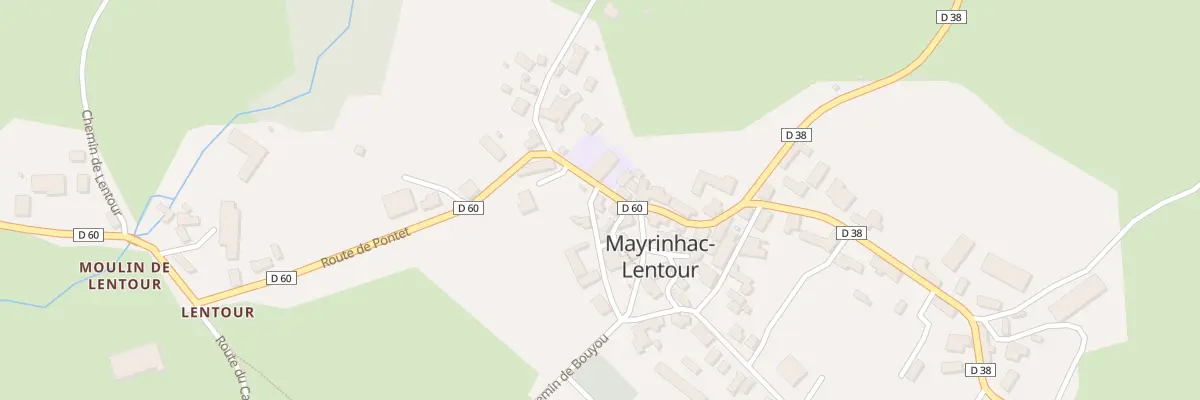 Plan du 1 Rue du Charron à Mayrinhac-Lentour