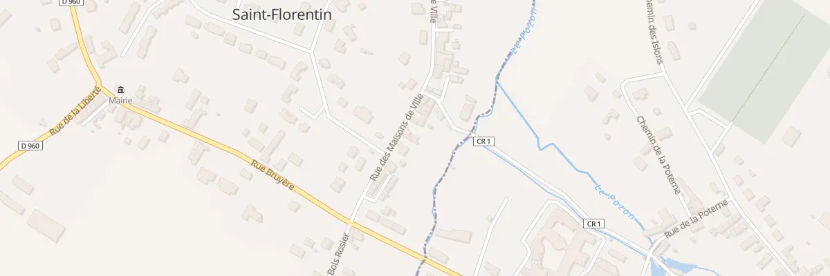 Plan du 7 Rue des Maisons de Ville à Saint-Florentin
