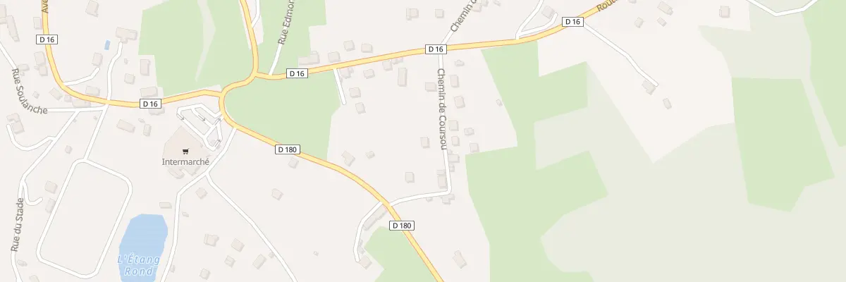 Plan du 6 Che de Coursou à Treignac