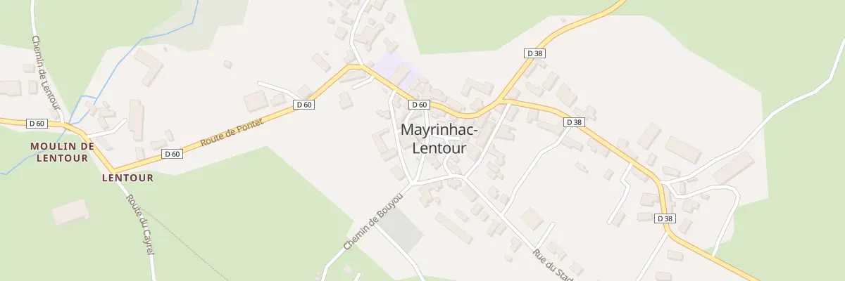 Plan du 42 Pl de l’Eglise à Mayrinhac-Lentour