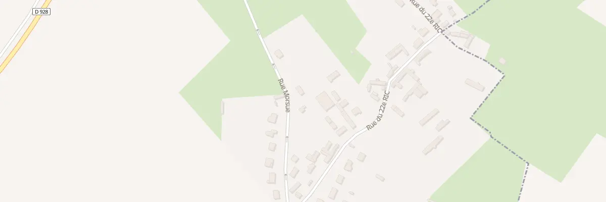 Plan du 8 Rue Morsue à Huchenneville