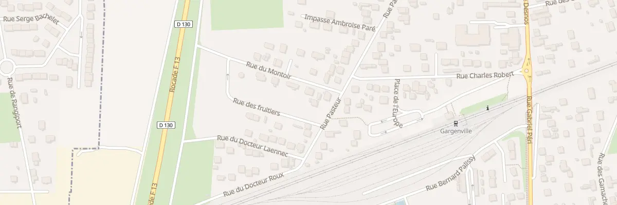Plan du 13 Rue Pasteur à Gargenville