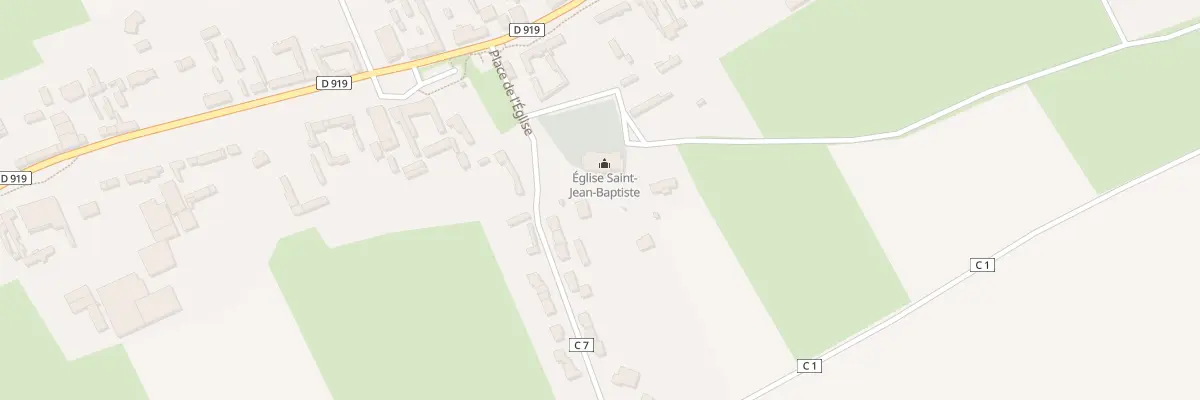 Plan du 3 Pl de l’Eglise à Romescamps