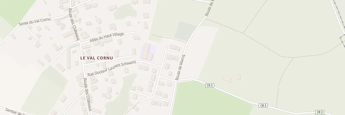Plan du 4 All des Cedres à Autouillet