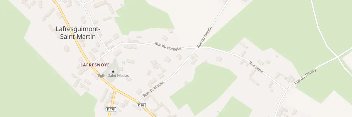 Plan du 9 Rue du Moulin à Lafresguimont-Saint-Martin
