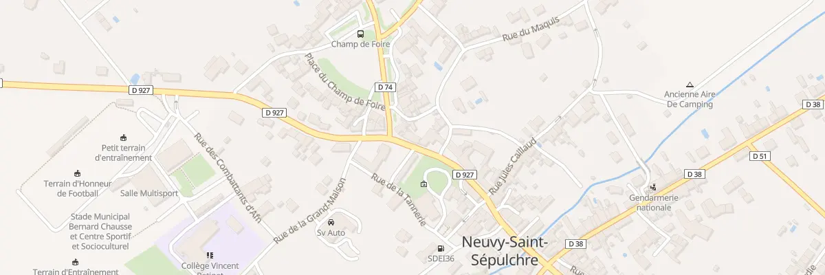 Plan du 35 Rue Emile Forichon à Neuvy-Saint-Sépulchre