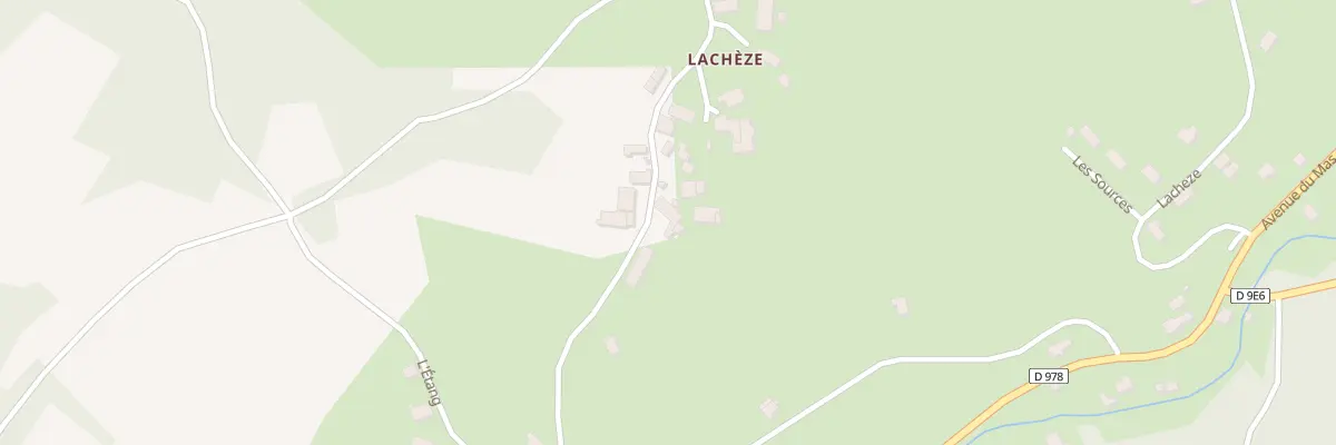 Plan du 26 Lacheze à Chanac-les-Mines