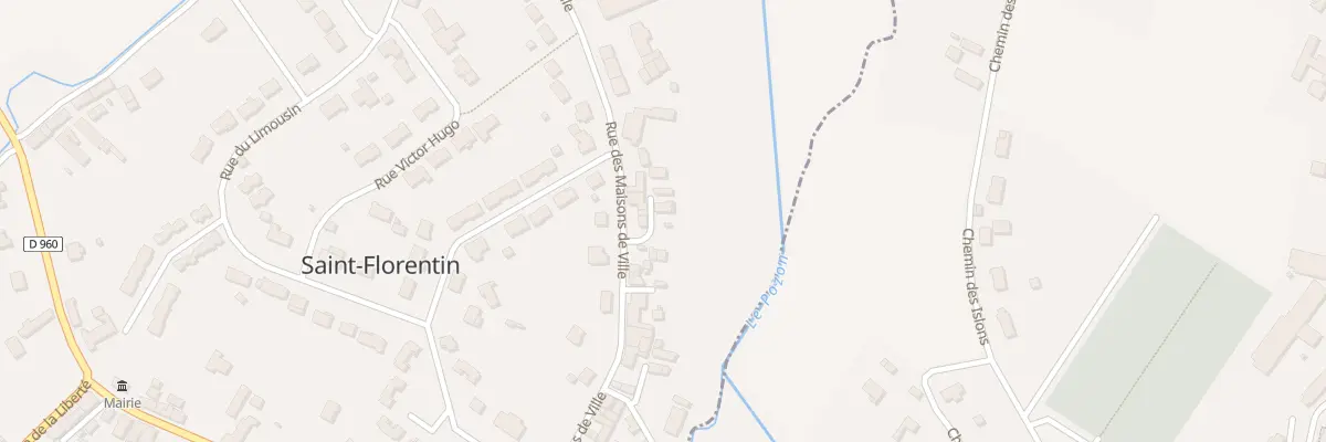 Plan du 1 Imp de la Couture à Saint-Florentin