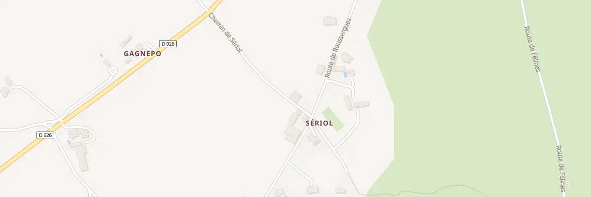 Plan du 5571 Seriol à Caylus