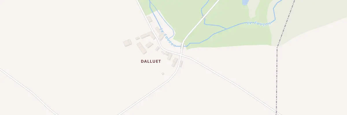 Plan du 1 Dalluet à Orville