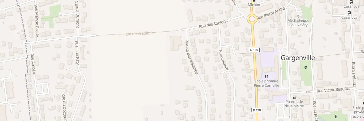 Plan du 15 Rue de Montesquieu à Gargenville