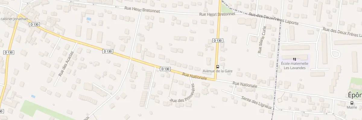 Plan du 30 Rue Nationale à Mézières-sur-Seine