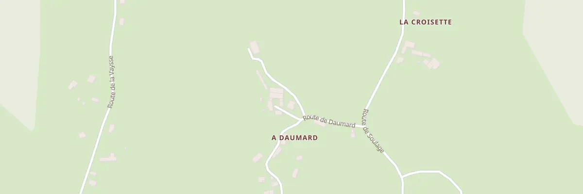 Plan du 2 Rte de Daumard à Lagarde-Marc-la-Tour