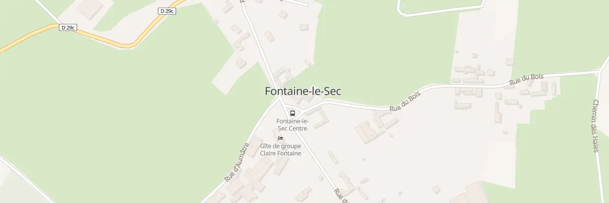 Plan du 5 Rue du Bois à Fontaine-le-Sec