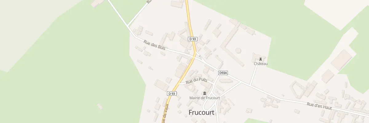 Plan du 2 Rue de Vaux à Frucourt