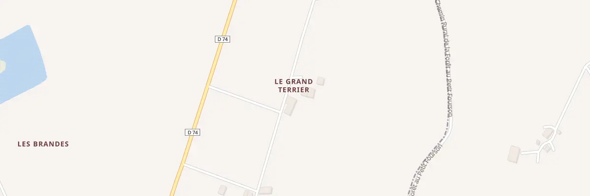 Plan du 5074 Les Brandes à La Buxerette