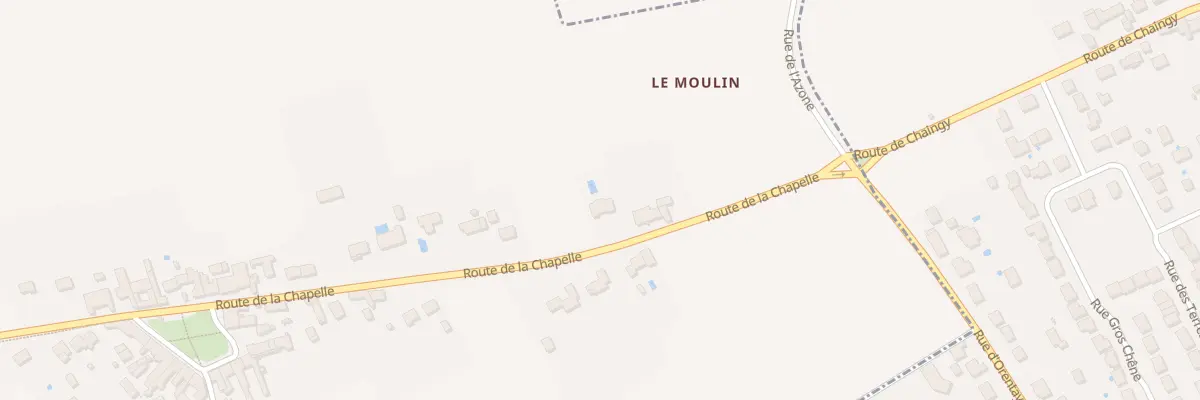 Plan du 107 Rte de la Chapelle à Chaingy